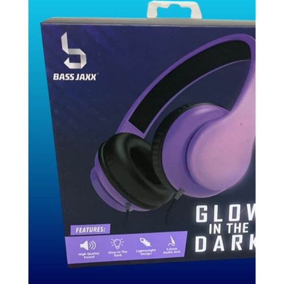 Glow in the Dark, Wired Headphones, Adult, 4 Color Options - Picture 9 of 16